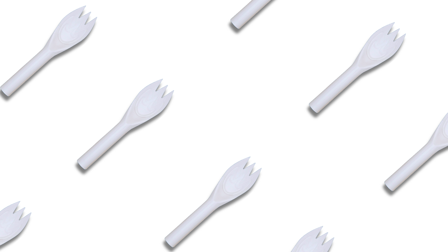 Toxin-free paper spork rigid fiber bulk