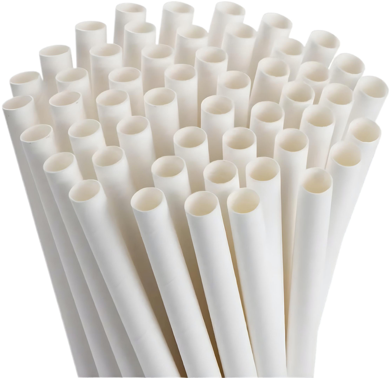 Rigid fiber straws bulk for distributors